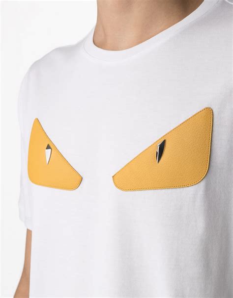 fendi shirt eyes|fendi t shirt original.